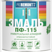 Эмаль пентафталевая PROREMONTT ПФ-115 белая глянцевая 1,9 кг